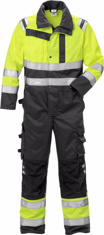 Kedeldragt Hi-Vis 124376 Gul/sort, str. 3XL