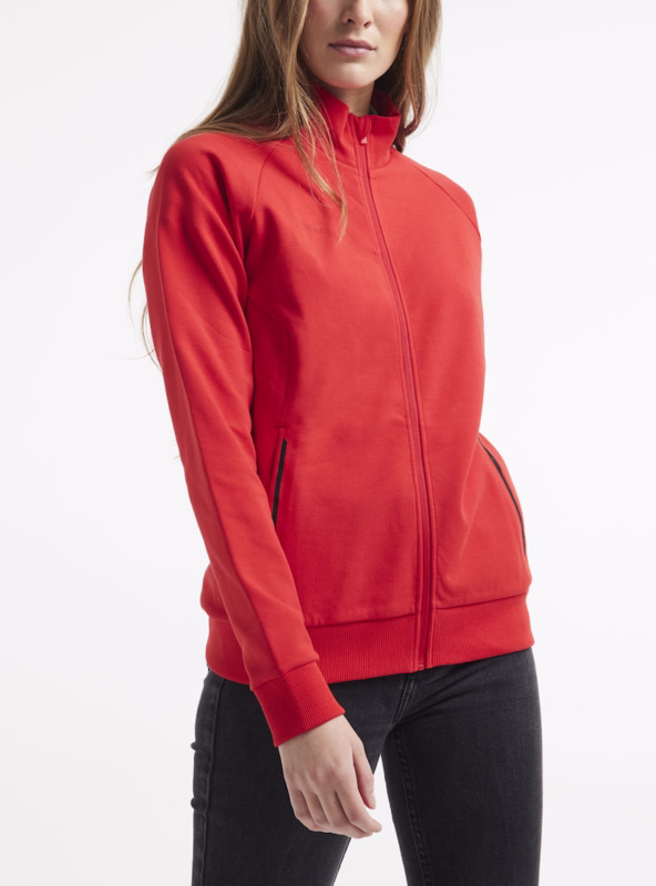 Jakke Dame Core Soul bright red, str. 2XL