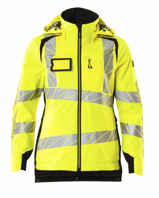 Vinterjakke Hi-vis Dame 19045 gul/sort, str. 2XL