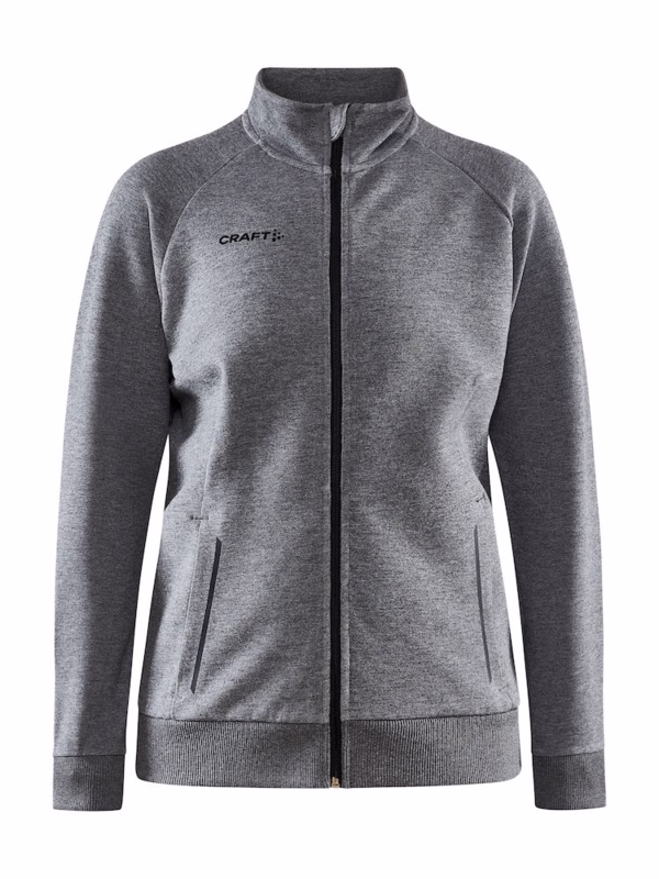 Jakke Dame Core Soul dark grey melange, str.2XL