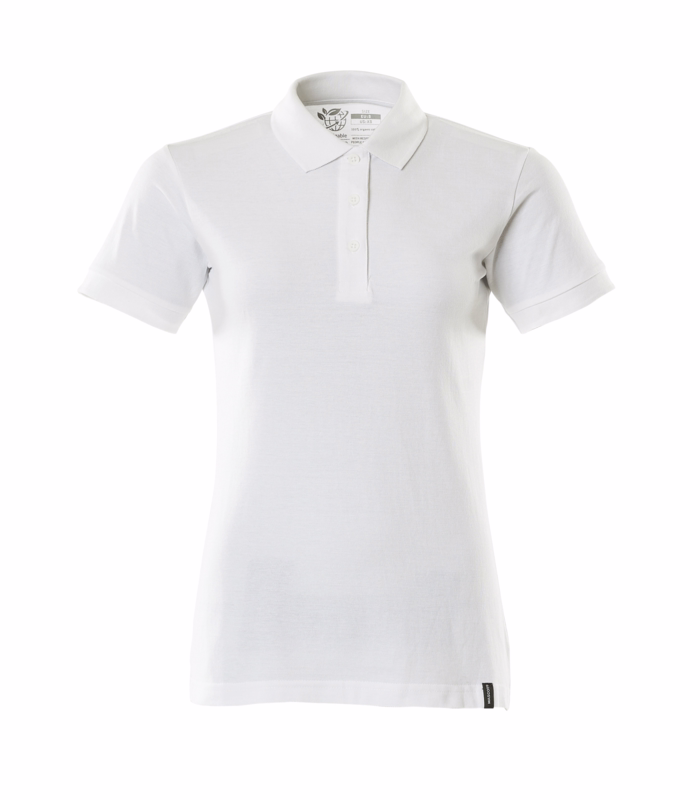 Poloshirt Dame 20593 hvid, str. 2XL