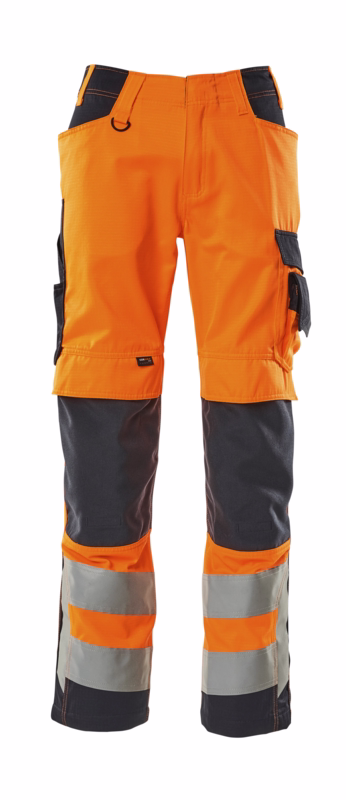 Arbejdsbuks Hi-vis 20879 orange/mørk marine, str. 82C52
