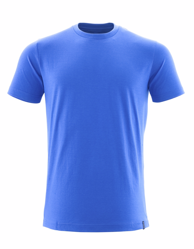 T-shirt 20182 azurblå, str. 6XL