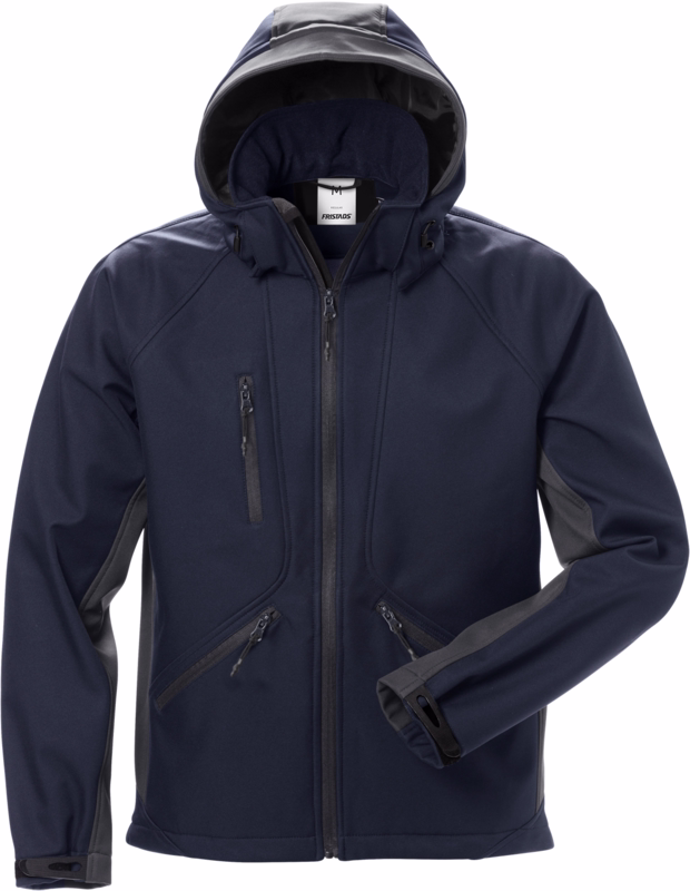 Softshell jakke 124149 Marine/grå, str. 3XL