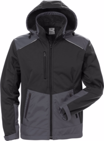 Fristads - Softshell jakke 127188 Sort/grå