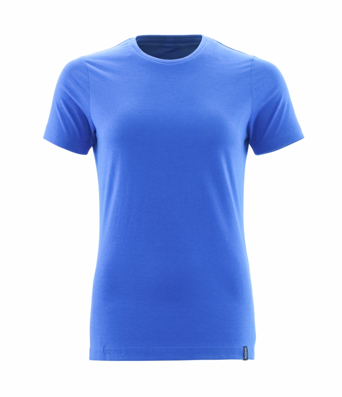 T-shirt Dame 20192 azurblå, str. XL