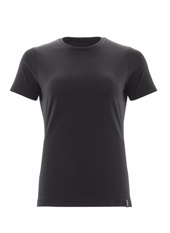 T-shirt Dame 20492 dyb sort, str. XL