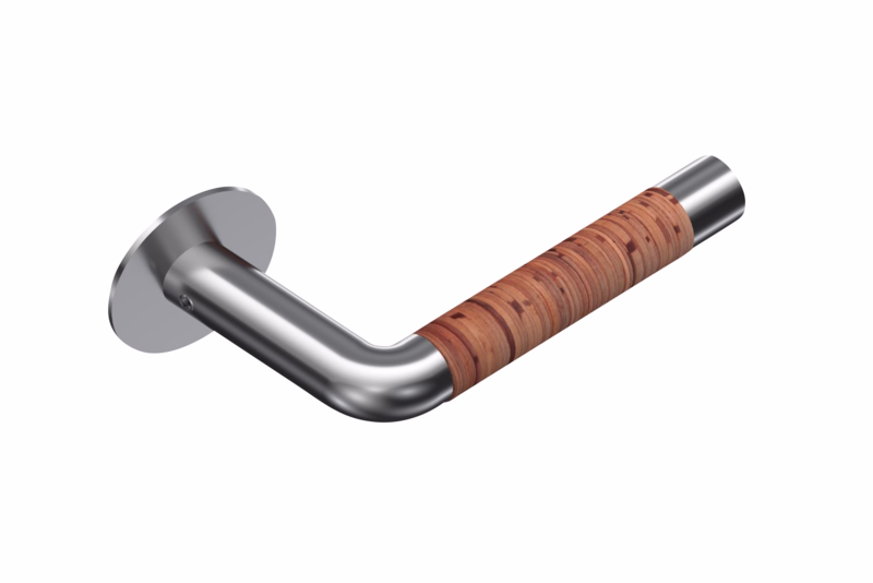 Dørgreb RS L-form Ø19 klips cc30, 34-46 Nordic 1068.084A