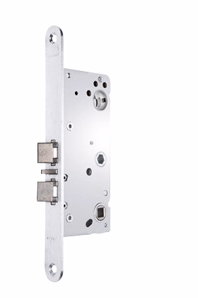 Låsekasse 762 dobbeltfallelås m/mikrokontakt d50 venstre