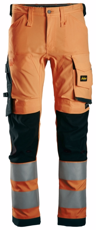 Arbejdsbuks 6343 Hi-viz orange/sort, str. 254