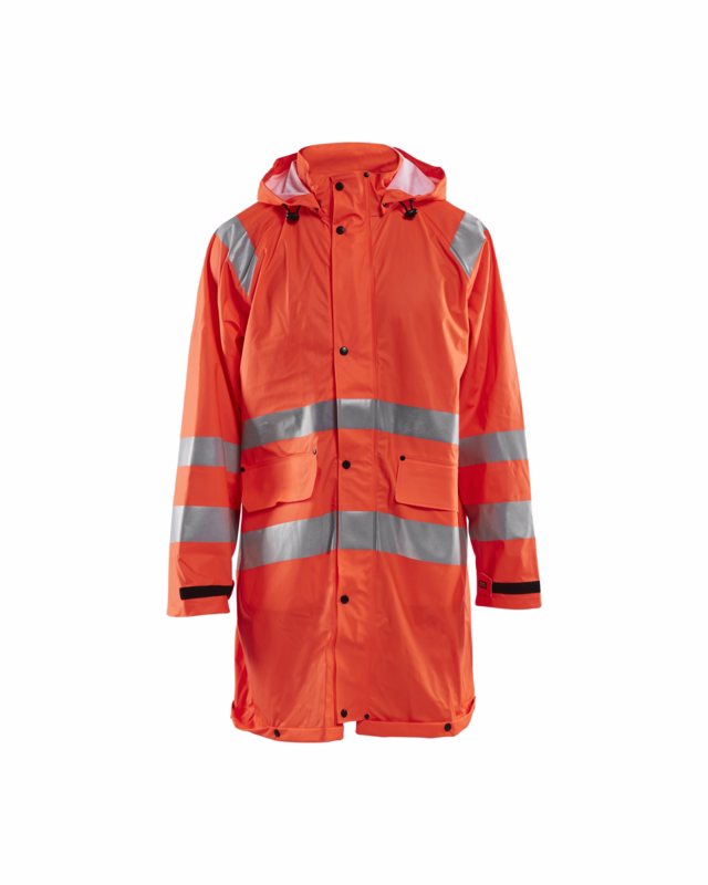 Regnjakke Hi-vis 4324 orange, str. 3XL