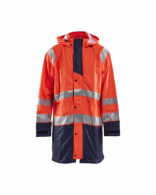Blåkläder - Regnjakke Hi-vis 4324 orange/marineblå