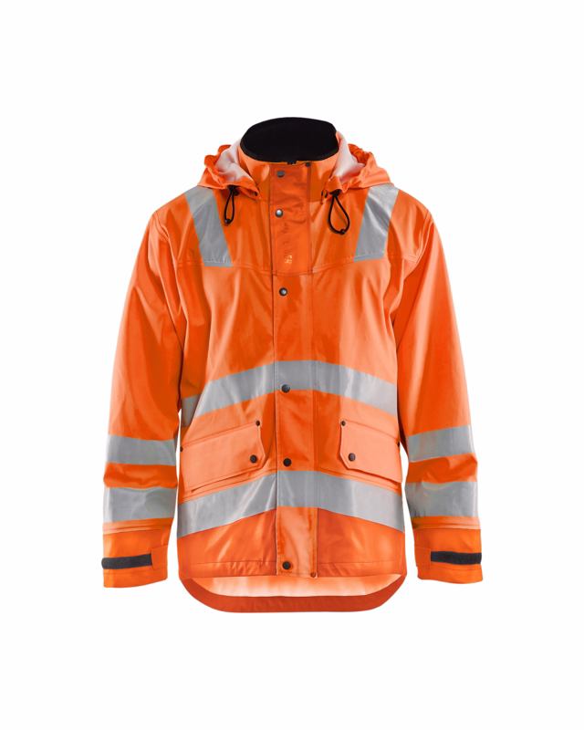 Regnjakke Hi-vis 4327 orange, str. 2XL