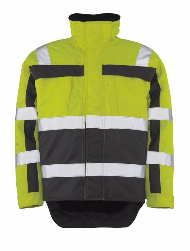 Vinterjakke Hi-vis 07223 gul/antracit, str. M