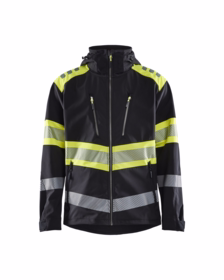 Blåkläder - Softshell jakke Hi-vis 4494 sort/gul