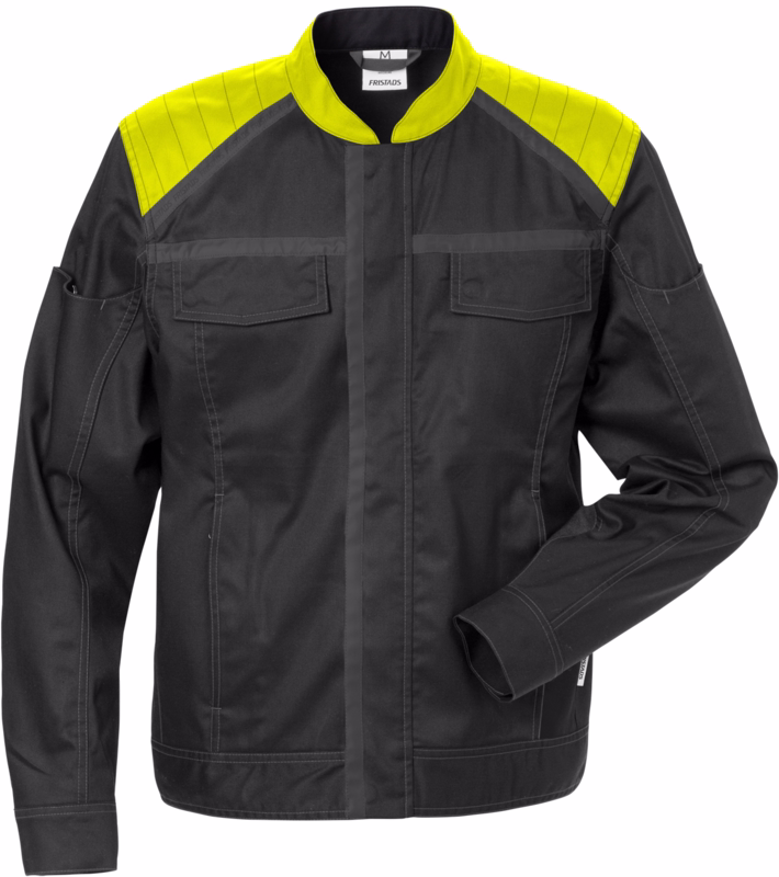Arbejdsjakke Dame 129529 Sort/Hi-vis gul, str. S
