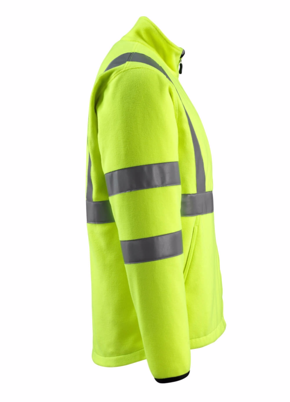Fleecejakke Hi-vis 15903 gul, str. L