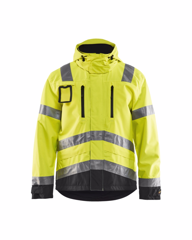 Skaljakke Hi-vis 4837 gul/sort, str. XL