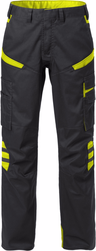 Arbejdsbuks Dame 129483 Sort/Hi-vis gul, str. 44