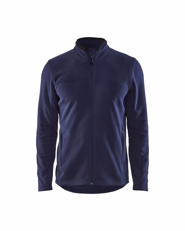 Fleecejakke 4895 marineblå, str. 2XL