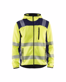 Blåkläder - Softshell jakke Hi-vis 4923 gul/marineblå