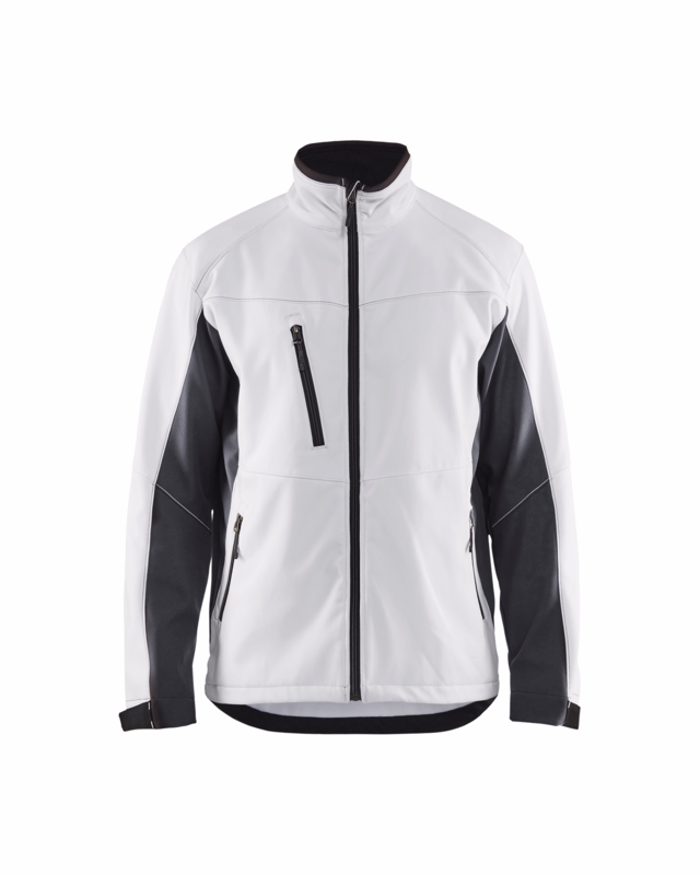 Softshell jakke 4950 hvid/mørk grå, str. M