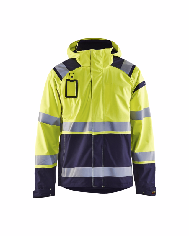 Skaljakke Hi-vis 4987 gul/marineblå, str. 2XL