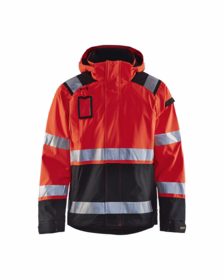 Blåkläder - Skaljakke Hi-vis 4987 rød/sort