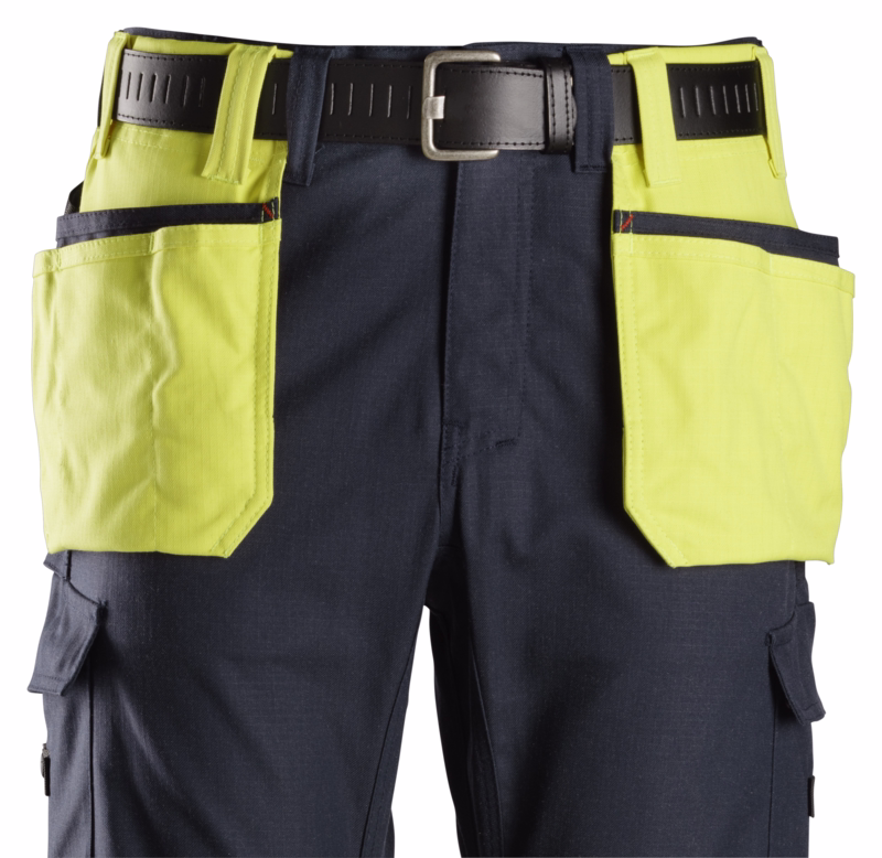Hængelomme Hi-vis 9797 gul/navy, til bælte