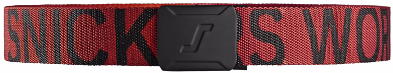 Bælte 9004 chilirød/sort, One-size