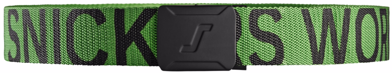 Bælte 9004 æblegrøn/sort, One-size