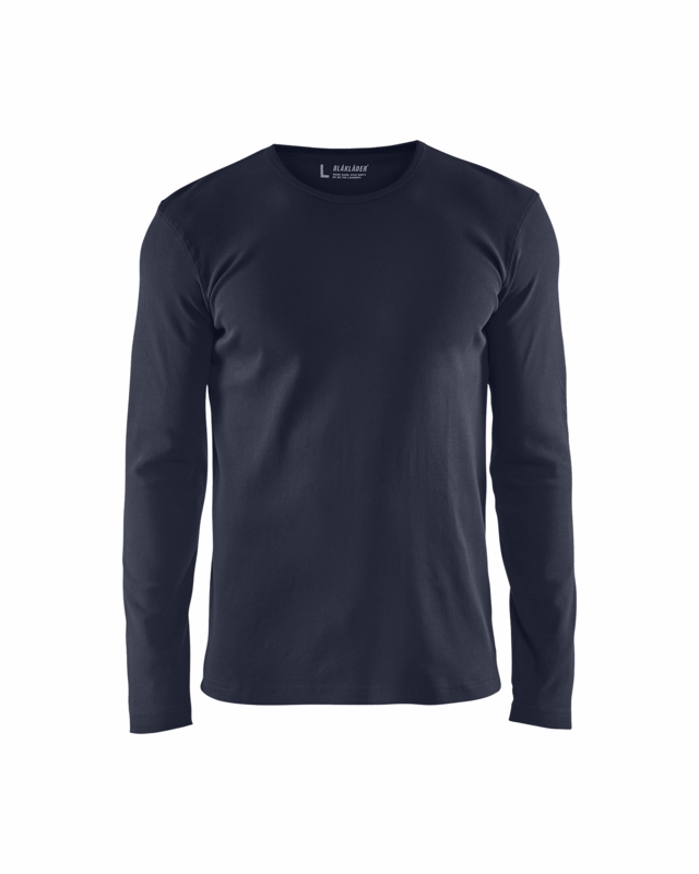 T-shirt L/Æ 3314 mørk marineblå, str. 3XL