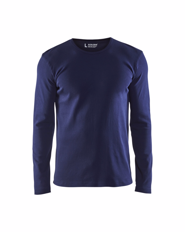 T-shirt L/Æ 3314 marineblå, str. 2XL