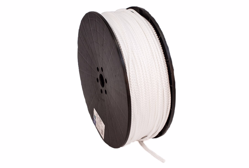 Flagline hvid X-flet. m/hjerte 5 mm x 220 m