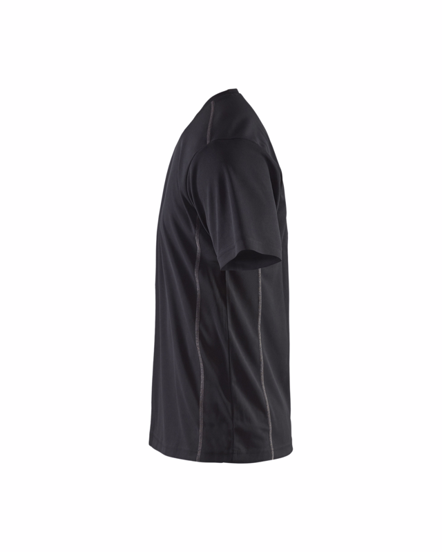 T-shirt 3323 sort, str. 3XL