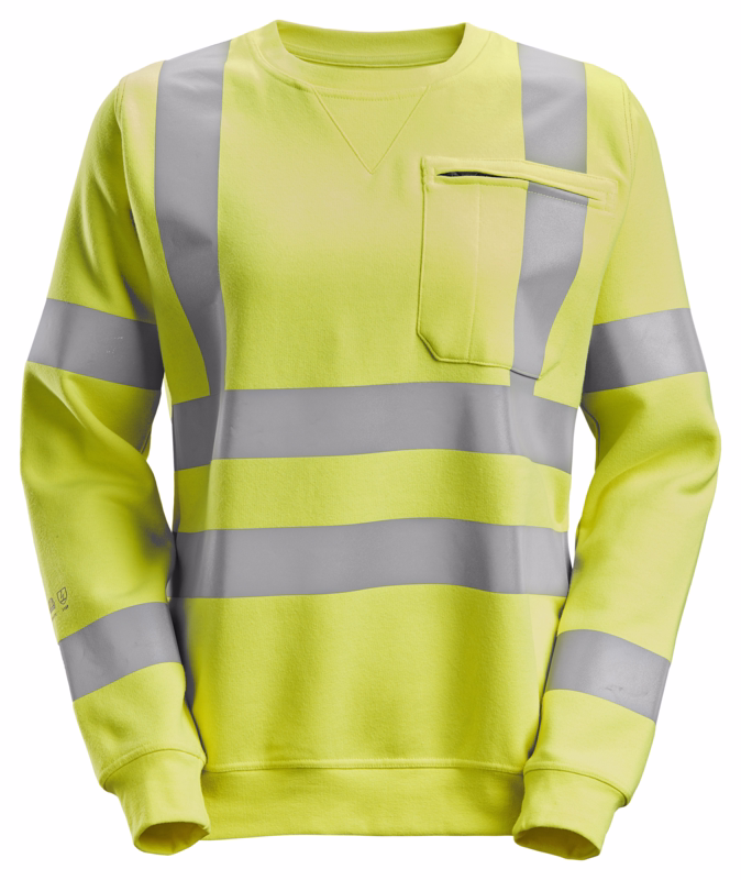 Sweatshirt 2876 Dame Hi-vis gul, str. XS