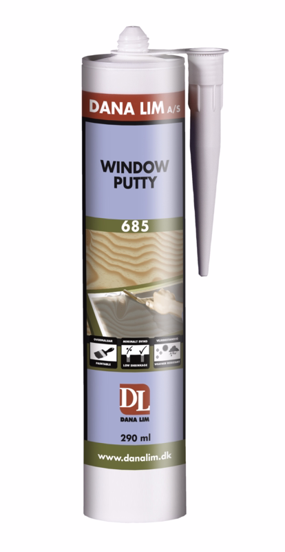 Kit Window Putty 685 hvid 290ml