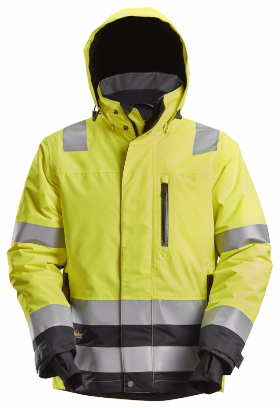 Vinterjakke 1132 Hi-vis gul/sort, str. XS