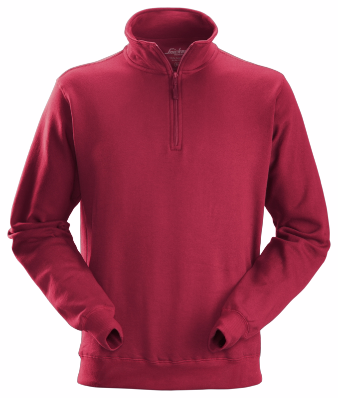 Sweatshirt 2818 chilirød, str. XL