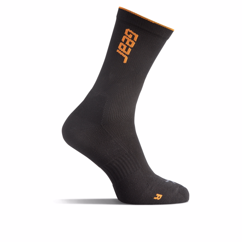 Strømper SG30014 Sort/orange, str. 39/42