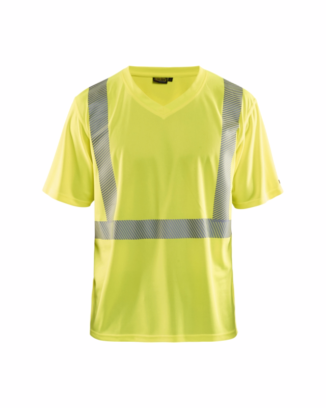T-shirt Hi-vis 3386 gul, str. 4XL