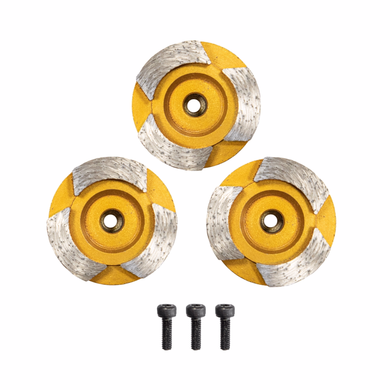 Diamantslibesæt beton Ø44mm t/EES 1400-3, á 3 stk