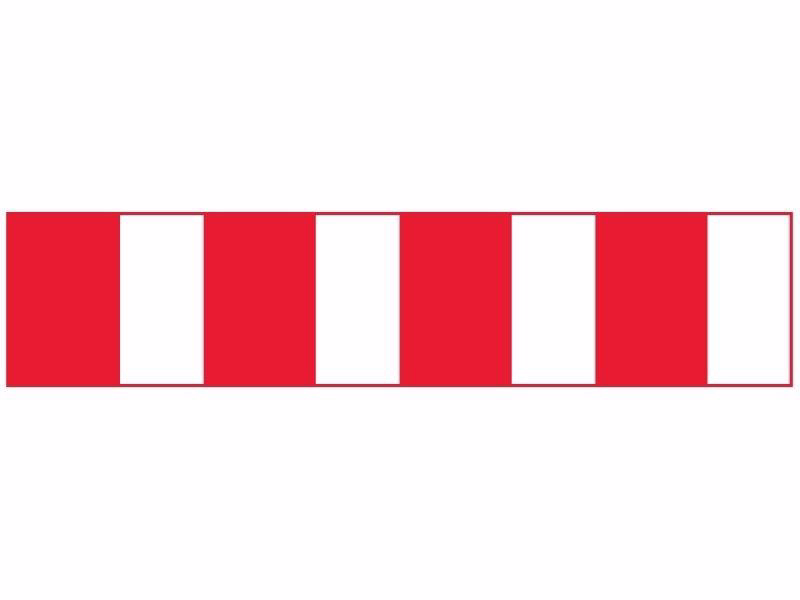 Spærrebom O45, 50 x 250 cm - u/kroge