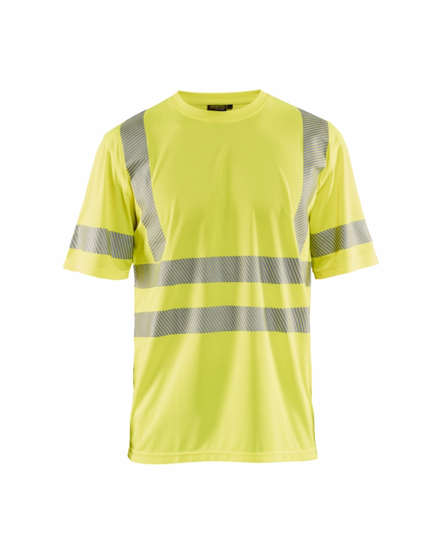 T-shirt Hi-vis 3420 gul, str. XS