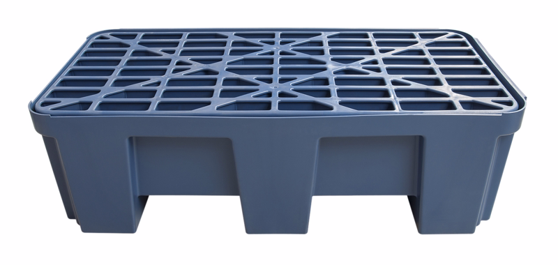 Opsamlingskar m/rist t/2x200 L