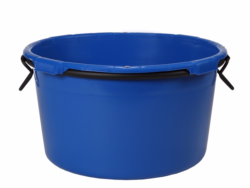 Kranbalje blå m/jernramme 90 L