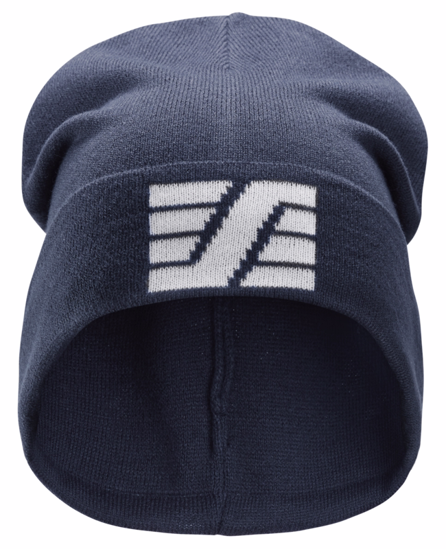 Hue Beanie 9035 navy/hvid, onesize