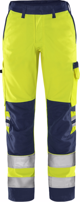 Arbejdsbuks Hi-Vis Dame 131973 gul/marine, str. 46