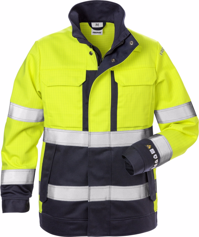 Arbejdsjakke Hi-Vis Dame 125952 Gul/marine, str. 2XL